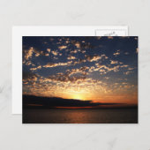 Carte Postale Coucher de soleil de Bellingham (Devant / Derrière)