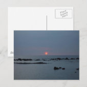 Carte Postale Coucher de soleil de Big Island (Devant / Derrière)