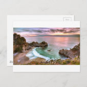 Carte Postale Coucher de soleil de Big Sur (Devant / Derrière)