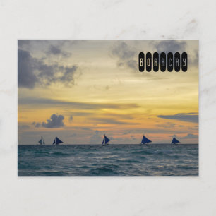 Carte Postale Coucher de soleil de Boracay