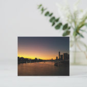 Carte postale coucher de soleil de Brisbane (Debout devant)