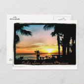 Carte Postale Coucher de soleil de cabo paisible (Devant / Derrière)