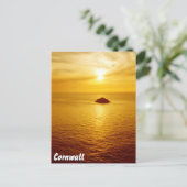 Carte Postale coucher de soleil de Cornwall (Debout devant)