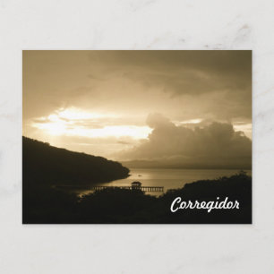 Carte Postale Coucher de soleil de Corregidor