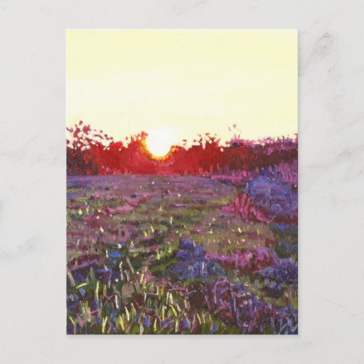 Carte Postale Coucher de soleil de Farley 2012 (Devant)