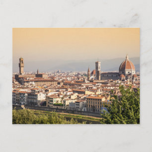 Carte Postale coucher de soleil de Florence