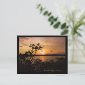 Carte Postale Coucher de soleil de Florida Keys (Debout devant)