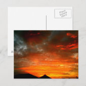 Carte Postale coucher de soleil de Fort Worth (Devant / Derrière)