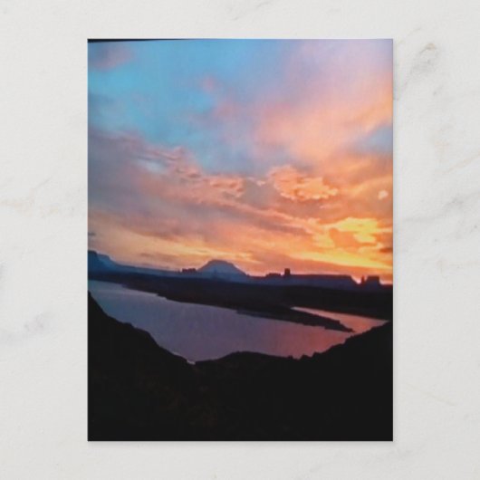 Carte Postale Coucher de soleil de Grand-Canyon (Devant)