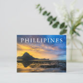 Carte Postale Coucher De Soleil De La Baie D'El Nido (Debout devant)