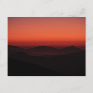 Carte Postale Coucher de soleil de la côte de l'Oregon 03