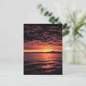 Carte Postale Coucher de soleil de la mer de Béring (Debout devant)