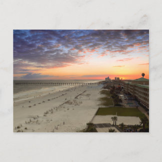 Carte Postale Coucher de soleil de la plage de Pensacola