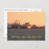 Carte Postale Coucher de soleil de la reine Mary (Devant / Derrière)