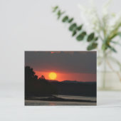 Carte Postale Coucher de soleil de la rivière Ohio (Debout devant)