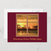 Carte postale Coucher de soleil de l'île Chincotea (Devant / Derrière)