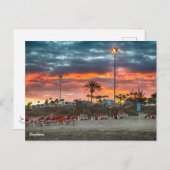 Carte Postale Coucher de soleil de Maspalomas (Devant / Derrière)