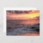 Carte Postale Coucher de soleil de Maui (Devant / Derrière)