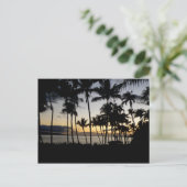 Carte Postale Coucher de soleil de Maui (Debout devant)