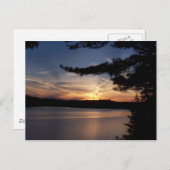 Carte Postale Coucher de soleil de Muskoka (Devant / Derrière)