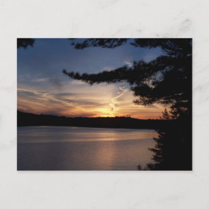 Carte Postale Coucher de soleil de Muskoka