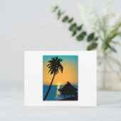 Carte Postale Coucher de soleil de Palm (Debout devant)