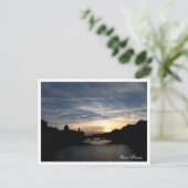 Carte Postale Coucher de soleil de Paris (Debout devant)