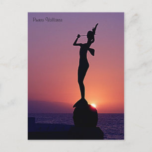 Carte Postale Coucher de soleil de Puerto Vallarta