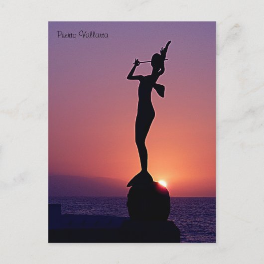Carte Postale Coucher de soleil de Puerto Vallarta (Devant)