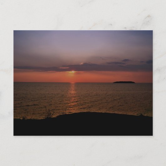 Carte Postale Coucher de soleil de Put In Bay (Devant)
