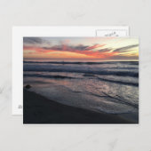 Carte Postale Coucher de soleil de San Diego (Devant / Derrière)