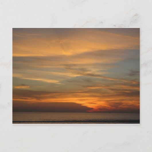 Carte Postale Coucher de soleil de San Diego (Devant)