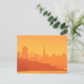 Carte Postale Coucher de soleil de San Francisco. (Debout devant)