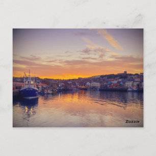 Carte Postale Coucher de soleil de Scarborough