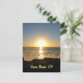 Carte Postale Coucher de soleil de Venice Beach (Debout devant)