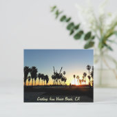 Carte Postale Coucher de soleil de Venice Beach (Debout devant)