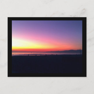 Carte Postale Coucher de soleil de Venice Beach