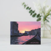 Carte Postale Coucher de soleil de Venise (Debout devant)