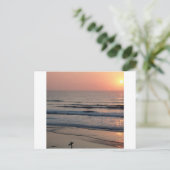 Carte Postale Coucher de soleil Del Mar Californie (Debout devant)