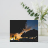 Carte Postale Coucher de soleil des Caraïbes 2 (Debout devant)