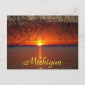 Carte Postale Coucher de soleil des Grands Lacs par Bobby Mikul (Devant)