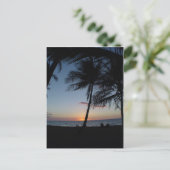 Carte Postale Coucher de soleil d'Hawaii (Debout devant)