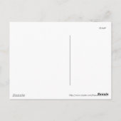 Carte Postale Coucher de soleil d'hiver au pont (Dos)