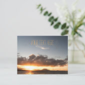 Carte Postale Coucher de soleil distant | République dominicaine (Debout devant)