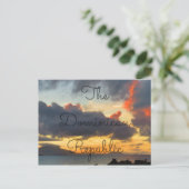 Carte Postale Coucher de soleil dominicain (Debout devant)