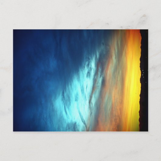 Carte Postale Coucher de soleil du Colorado (Devant)