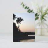 Carte Postale Coucher de soleil du fleuve Mississippi (Debout devant)