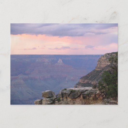 Carte Postale Coucher de soleil du Grand Canyon (Devant)