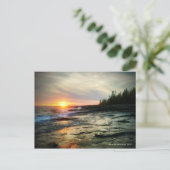 Carte Postale Coucher de soleil du Grand Marais 1 (Debout devant)