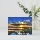 Carte Postale Coucher de soleil du lac Supérieur (Debout devant)